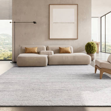 Wade Logan® Latrissa Moroccan Flatweave Wool Charcoal/Cream Area